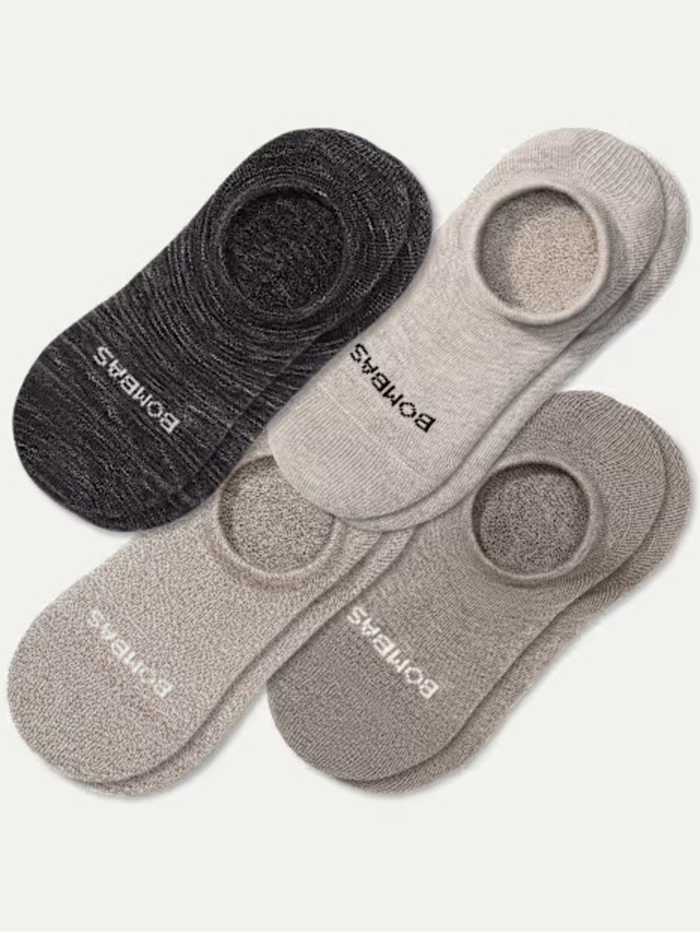 BOMBAS CUSHIONED NO SHOW SOCK 4-PACK